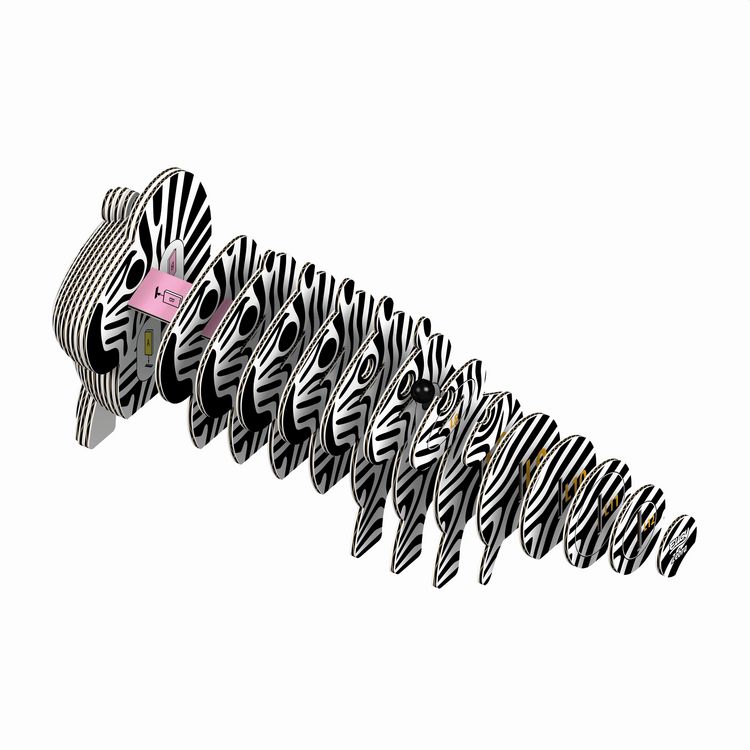 Produktbild: 3D Bastelset Zebra