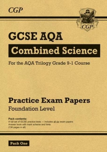Produktbild: GCSE Combined Science AQA Practice Papers: Foundation Pack 1
