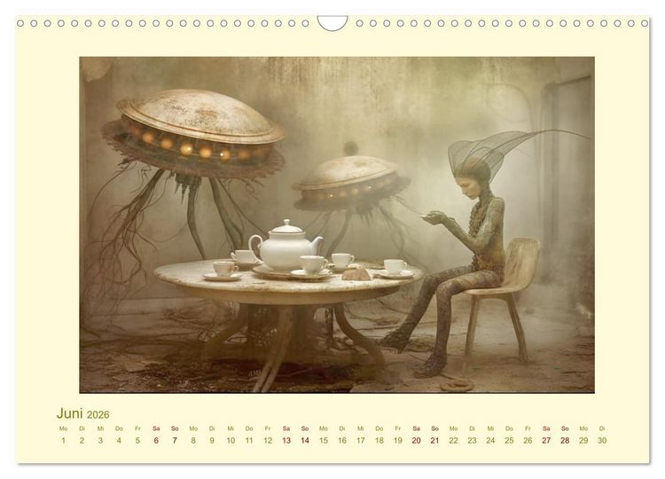 Produktbild: Surreale Alienwelt (Wandkalender 2026 DIN A3 quer), CALVENDO Monatskalender