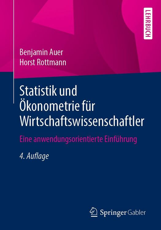 Produktbild: Statistik und &Ouml;konometrie f&uuml;r Wirtschaftswissenschaftler