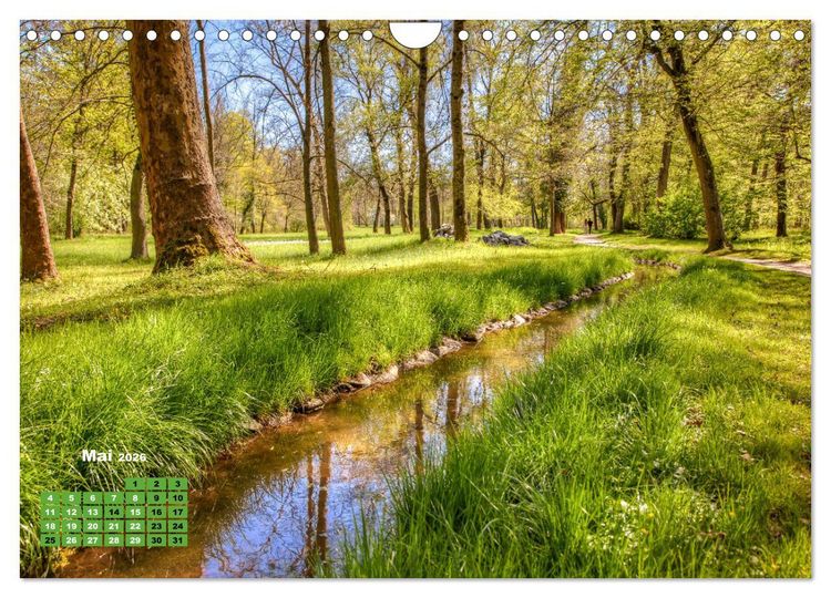 Produktbild: Park Sch&ouml;nbusch Aschaffenburg (Wandkalender 2026 DIN A4 quer), CALVENDO Monatskalender