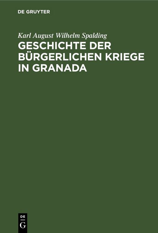 Produktbild: Geschichte der b&uuml;rgerlichen Kriege in Granada