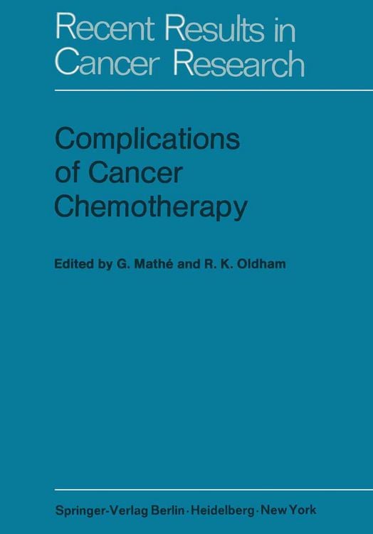 Produktbild: Complications of Cancer Chemotherapy