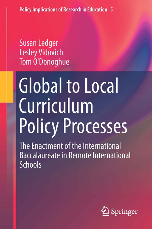 Produktbild: Global to Local Curriculum Policy Processes