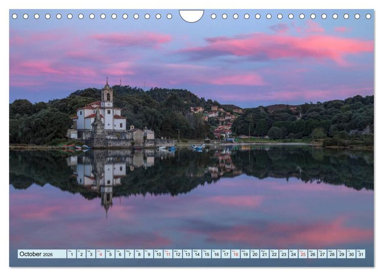Produktbild: North Spain, the authentic and undiscovered side of Spain (Wall Calendar 2026 DIN A4 landscape), CALVENDO 12 Month Wall Calendar
