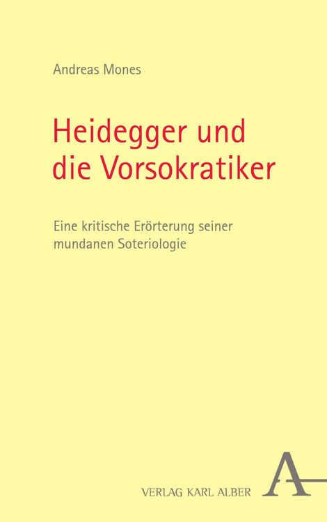 Produktbild: Heidegger und die Vorsokratiker