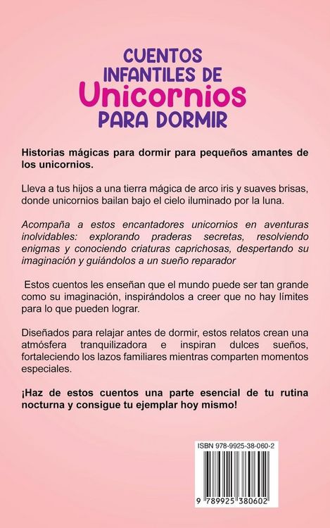 Produktbild: Cuentos Infantiles De Unicornios Para Dormir