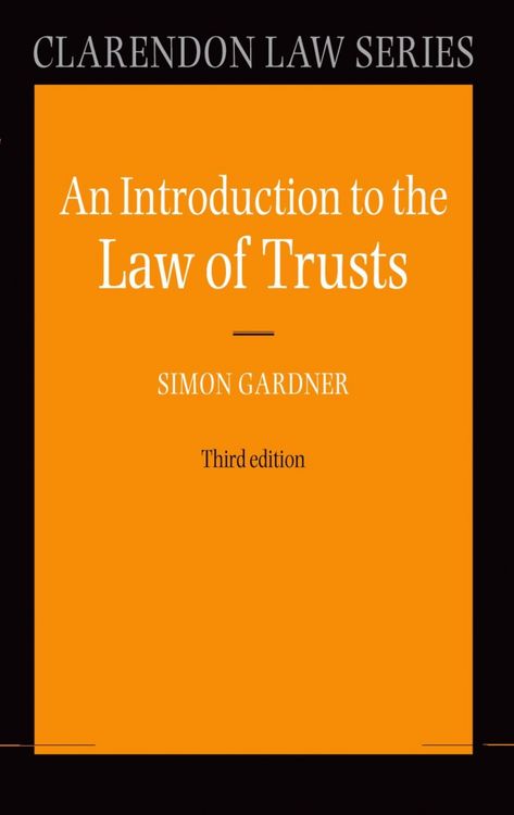 Produktbild: An Introduction to the Law of Trusts