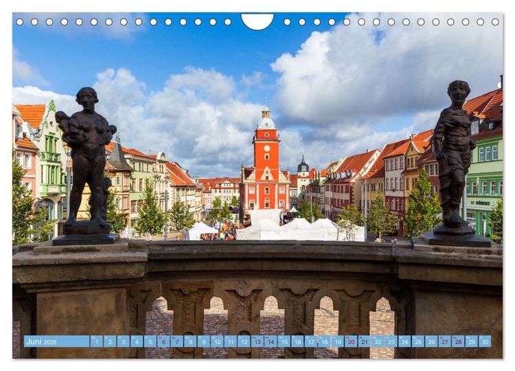 Produktbild: Residenzstadt Gotha - Reise durch das sch&ouml;ne Th&uuml;ringen (Wandkalender 2026 DIN A4 quer), CALVENDO Monatskalender