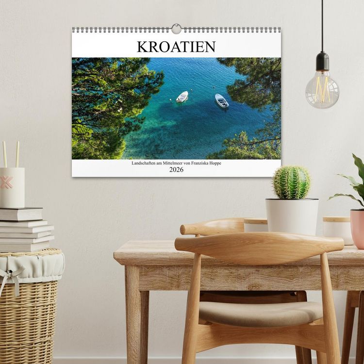 Produktbild: Kroatien - Landschaften am Mittelmeer (Wandkalender 2026 DIN A3 quer), CALVENDO Monatskalender