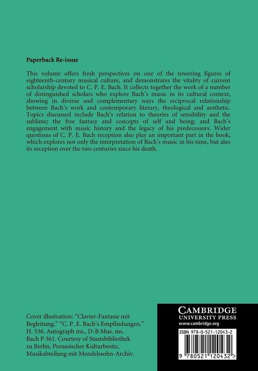 Produktbild: C.P.E. Bach Studies