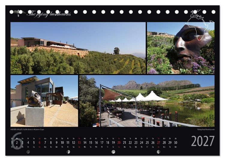 Produktbild: Wein & Architektur 2027 (Tischkalender 2027 DIN A5 quer), CALVENDO Monatskalender