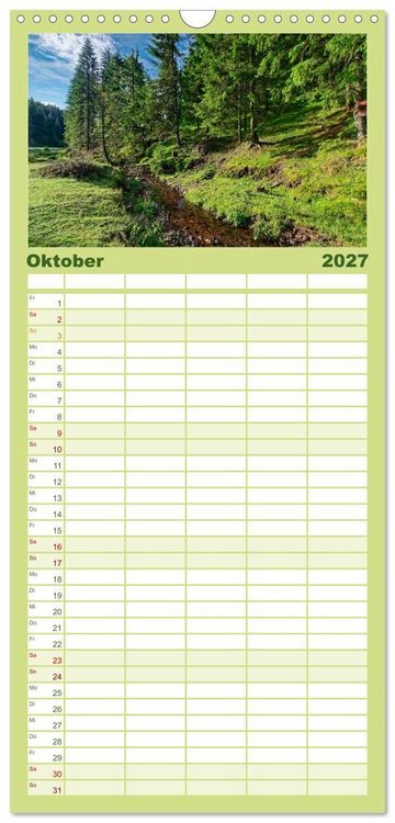 Produktbild: Familienplaner 2027 - Siebenb&uuml;rgen und das Fagaras Gebirge mit 5 Spalten (Wandkalender, 21 x 45 cm) CALVENDO