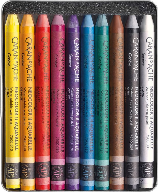 Produktbild: Caran d'Ache Wachsmalstifte NEOCOLOR II 10er Set