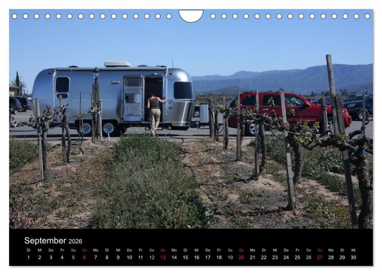 Produktbild: Airstream (Wandkalender 2026 DIN A4 quer), CALVENDO Monatskalender