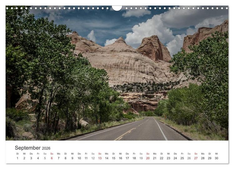 Produktbild: USA Roads (Wandkalender 2026 DIN A3 quer), CALVENDO Monatskalender