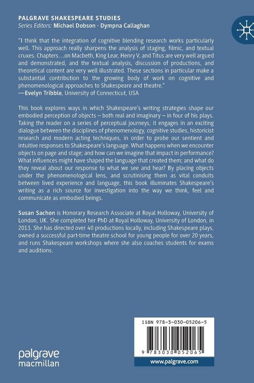 Produktbild: Shakespeare, Objects and Phenomenology