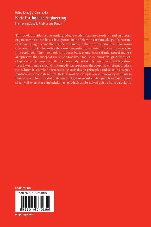 Produktbild: Basic Earthquake Engineering