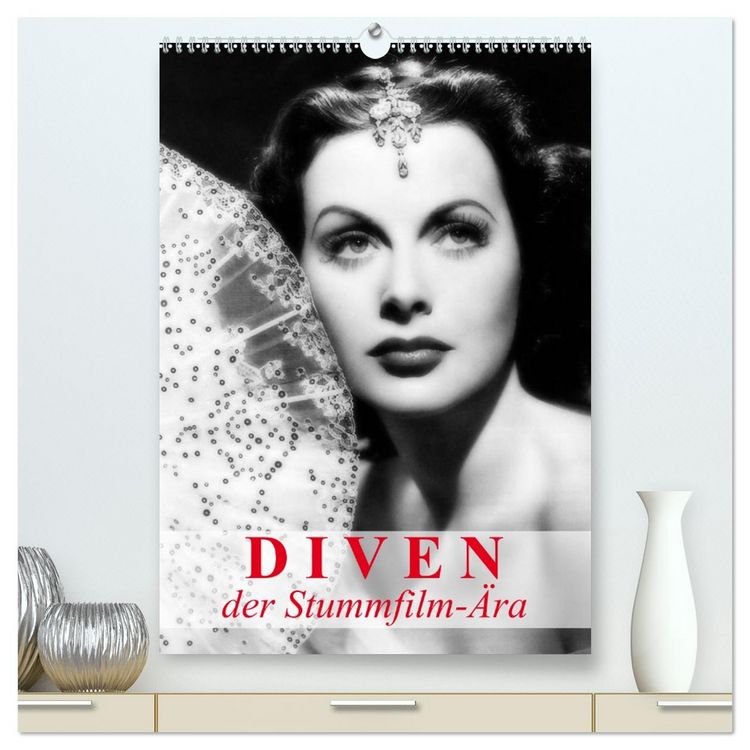 Produktbild: Diven der Stummfilm-&Auml;ra (hochwertiger Premium Wandkalender 2026 DIN A2 hoch), Kunstdruck in Hochglanz
