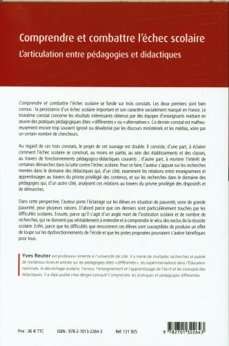 Produktbild: Comprendre et combattre l'&eacute;chec scolaire