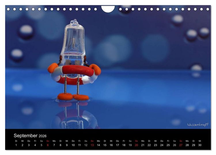Produktbild: Bernie Blitz - Eine Birne sucht Erleuchtung (Wandkalender 2026 DIN A4 quer), CALVENDO Monatskalender
