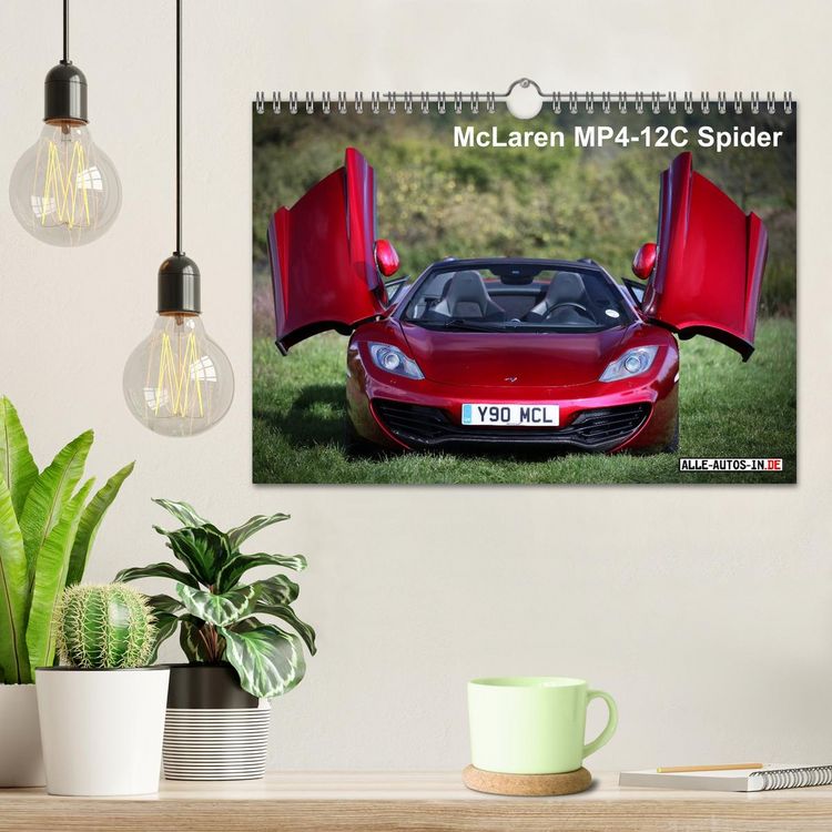 Produktbild: McLaren MP4-12C Spider (Wandkalender 2026 DIN A4 quer), CALVENDO Monatskalender
