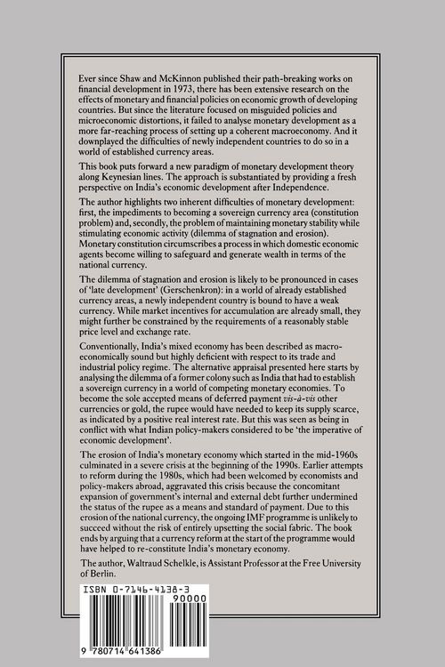 Produktbild: Constitution and Erosion of a Monetary Economy