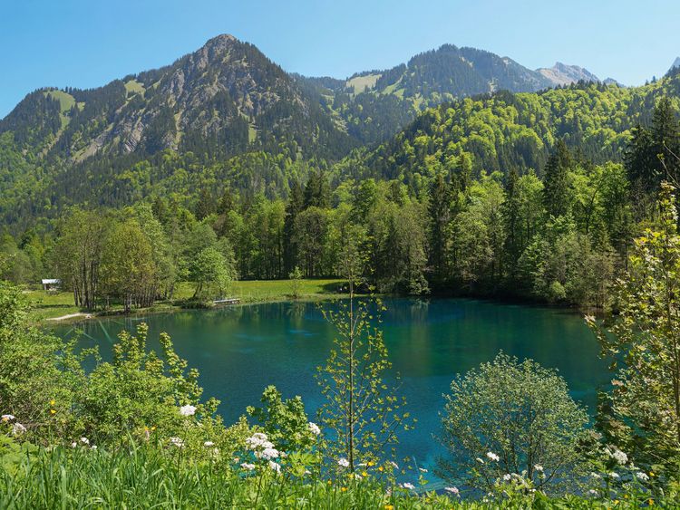 Produktbild: CALVENDO Puzzle Christlessee im Trettachtal | 1000 Teile Lege-Gr&ouml;&szlig;e 64x48cm Foto-Puzzle f&uuml;r gl&uuml;ckliche Stunden