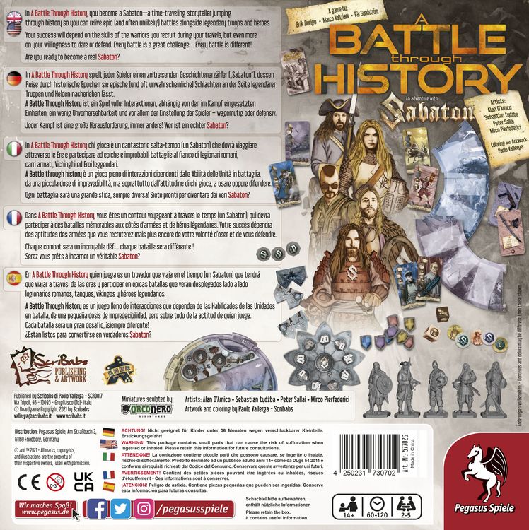 Produktbild: A Battle through History - Das Sabaton Brettspiel