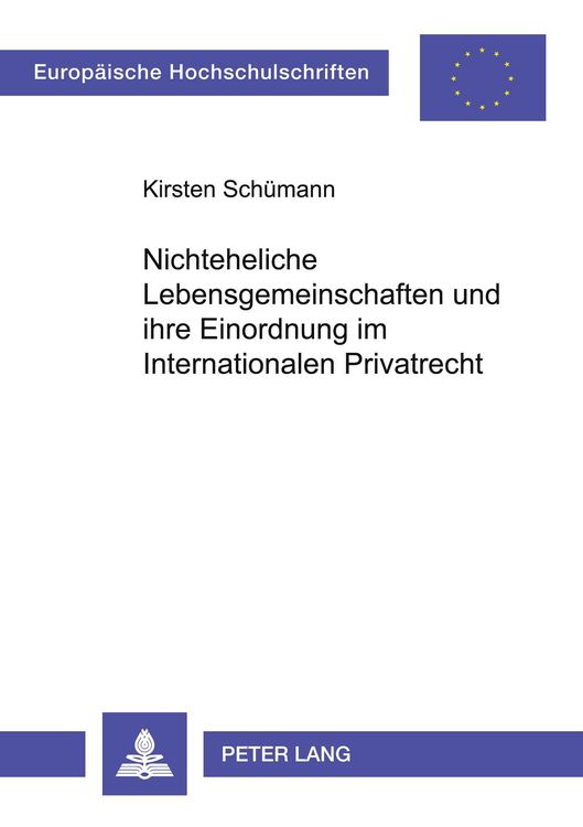 Produktbild: Nichteheliche Lebensgemeinschaften und ihre Einordnung im Internationalen Privatrecht
