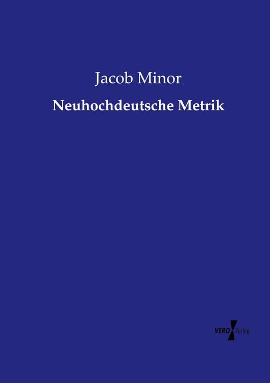 Produktbild: Neuhochdeutsche Metrik