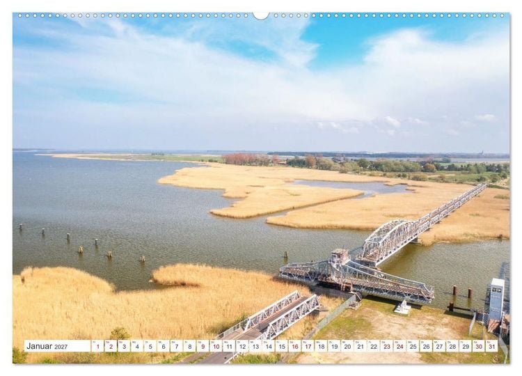 Produktbild: Fischland Dar&szlig;, Land zwischen Ostsee und Bodden (hochwertiger Premium Wandkalender 2027 DIN A2 quer), Kunstdruck in Hochglanz