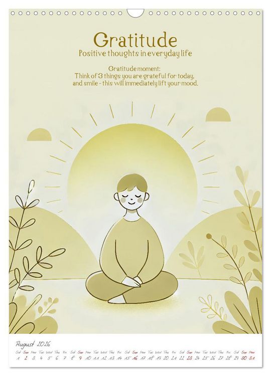 Produktbild: The anti-stress path - Monthly inspirations for more balance (Wall Calendar 2026 DIN A3 portrait), CALVENDO 12 Month Wall Calendar