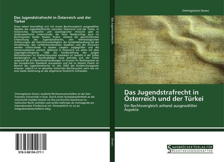 Produktbild: Das Jugendstrafrecht in &Ouml;sterreich und der T&uuml;rkei