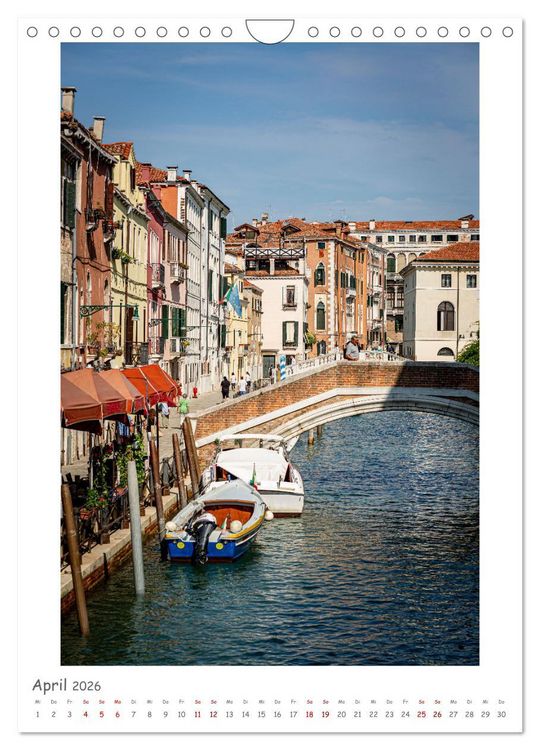 Produktbild: Venedig anders sehen (Wandkalender 2026 DIN A4 hoch), CALVENDO Monatskalender