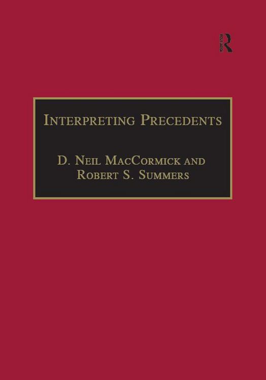 Produktbild: Interpreting Precedents