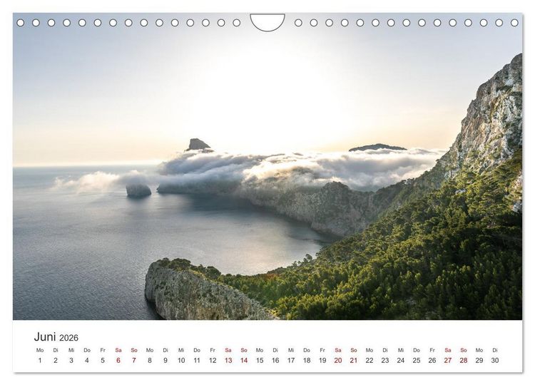 Produktbild: Mallorca - Eine traumhafte Reise nach Spanien. (Wandkalender 2026 DIN A4 quer), CALVENDO Monatskalender