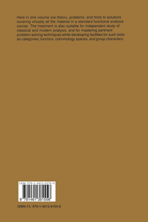 Produktbild: Theorems and Problems in Functional Analysis