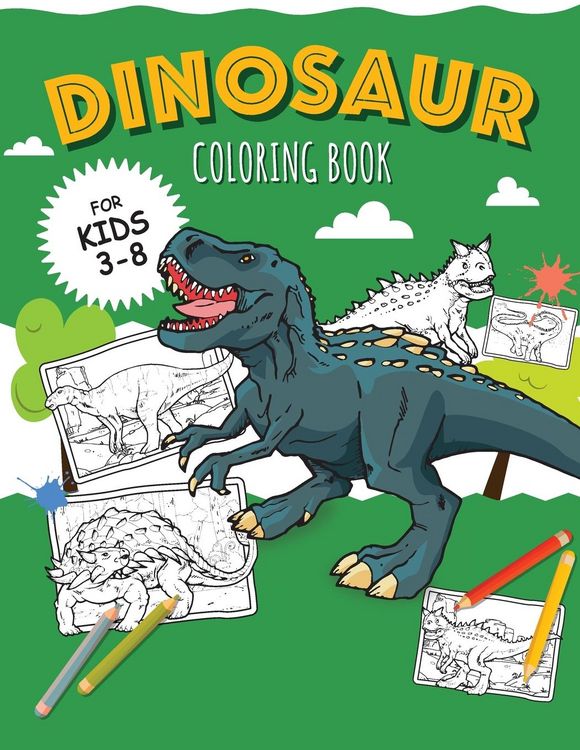 Produktbild: DINOSAURS - Coloring Book for Boys