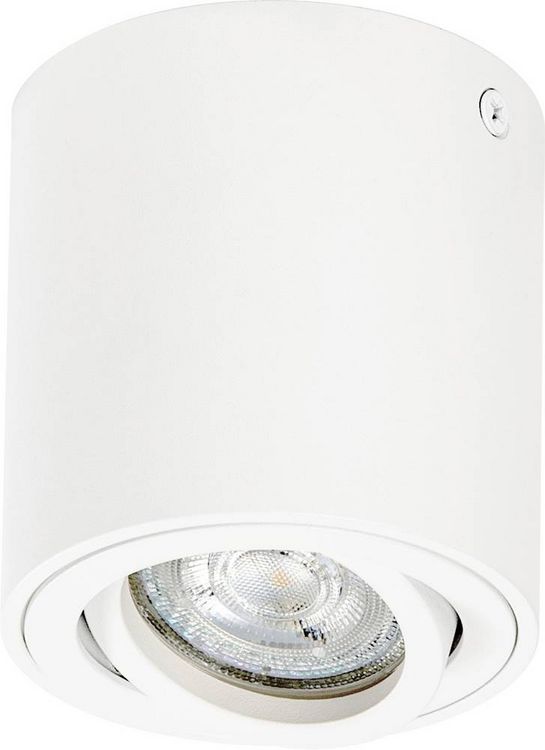 Produktbild: OSRAM HOMELIGHTING Spot Surface Round GU10 White 4099854446009 LED-Au&szlig;enwandleuchte GU10 Wei&szlig;