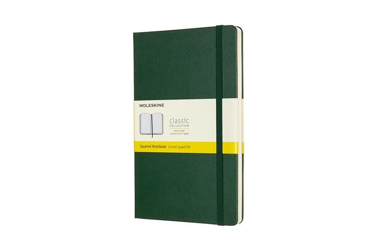 Produktbild: Moleskine Notizbuch Large/A5, Kariert, Myrtengr&uuml;n