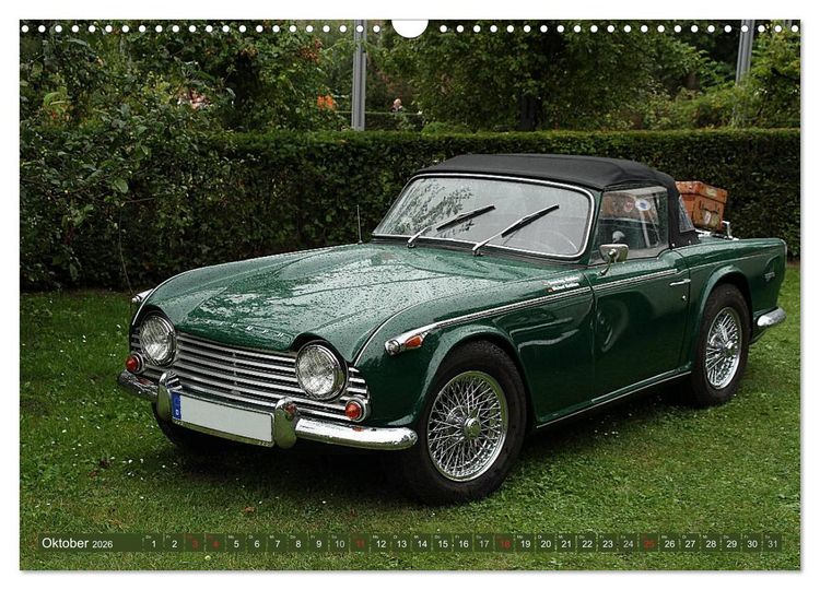 Produktbild: Oldtimer vergangenger Jahrzehnte (Wandkalender 2026 DIN A3 quer), CALVENDO Monatskalender