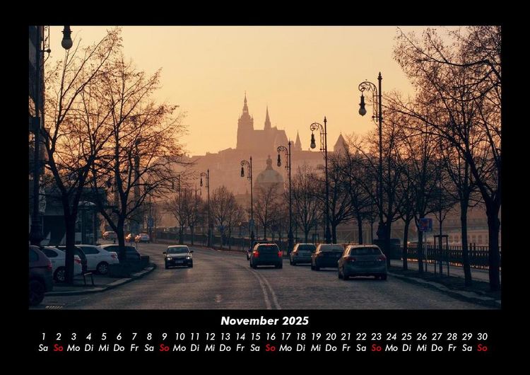 Produktbild: Prag 2025 Fotokalender DIN A3