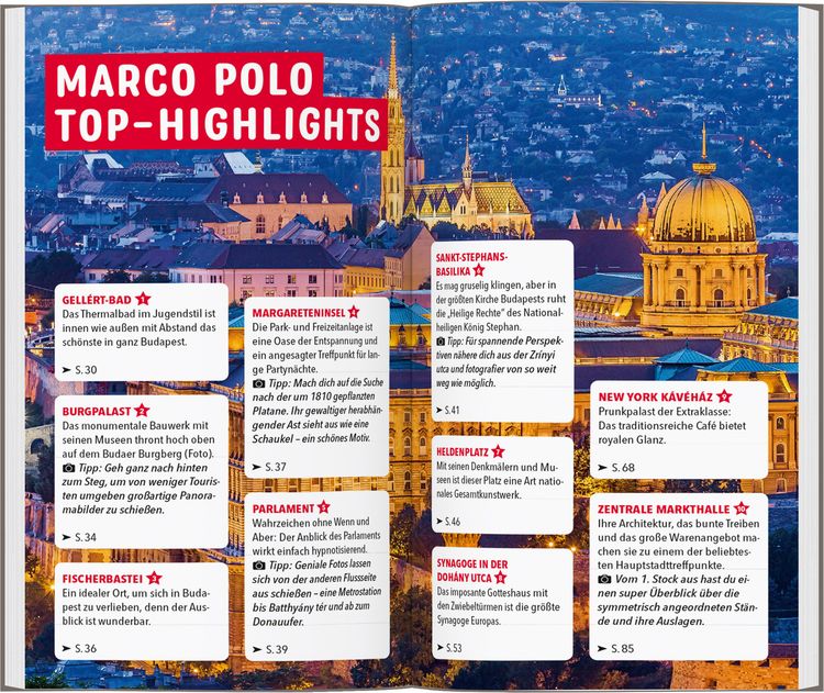 Produktbild: MARCO POLO Reiseführer Budapest