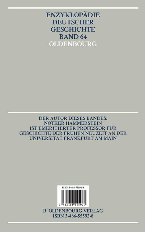 Produktbild: Bildung und Wissenschaft vom 15. bis zum 17. Jahrhundert