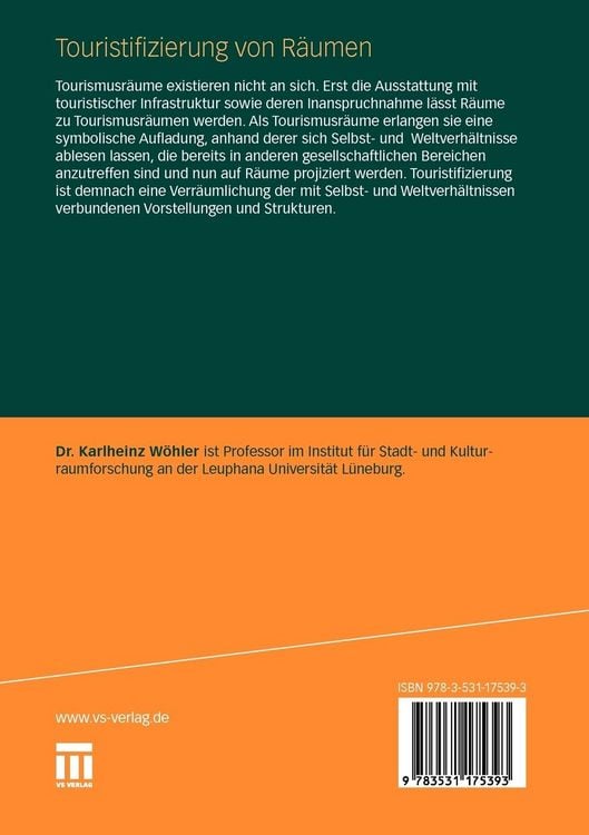 Produktbild: Touristifizierung von R&auml;umen