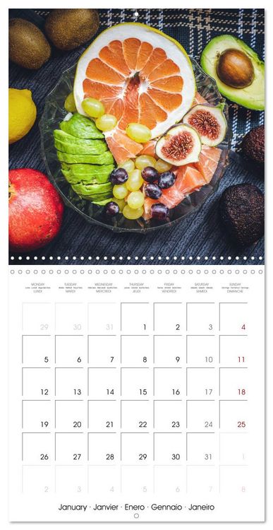 Produktbild: Healthy Bowls - Good Food (Wall Calendar 2026 12 &times; 12 Inch) CALVENDO 12 Month Wall Calendar