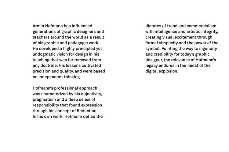 Produktbild: Armin Hofmann. Reduction. Ethics. Didactics.