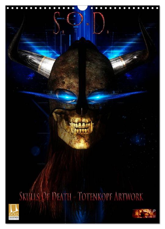 Produktbild: S.O.D. - Skulls Of Death Vol. I - Totenkopf Artworks (Wandkalender 2026 DIN A3 hoch), CALVENDO Monatskalender