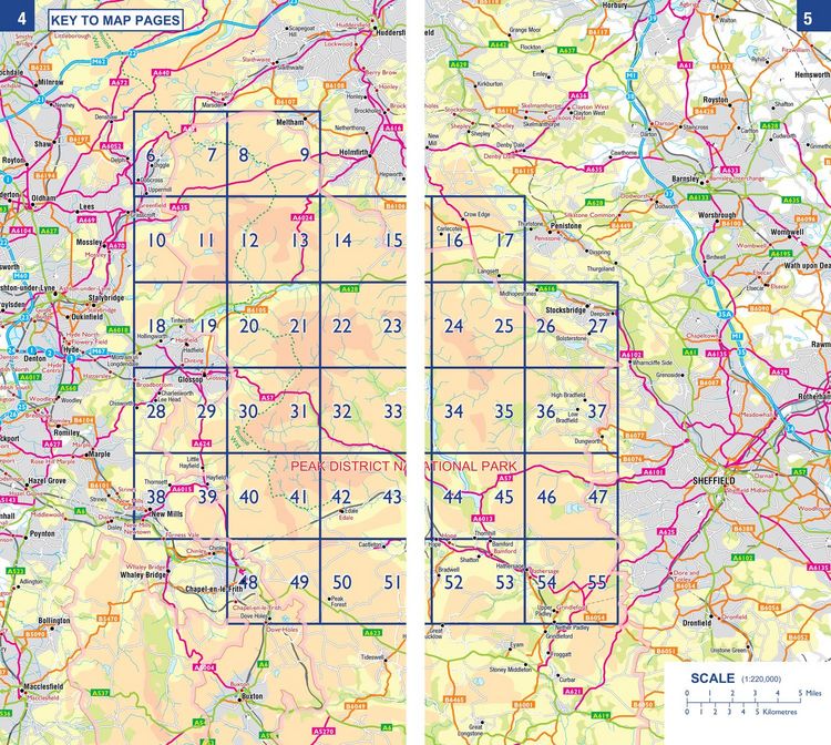 Produktbild: PEAK DISTRICT_A-Z ADVENTURE PB